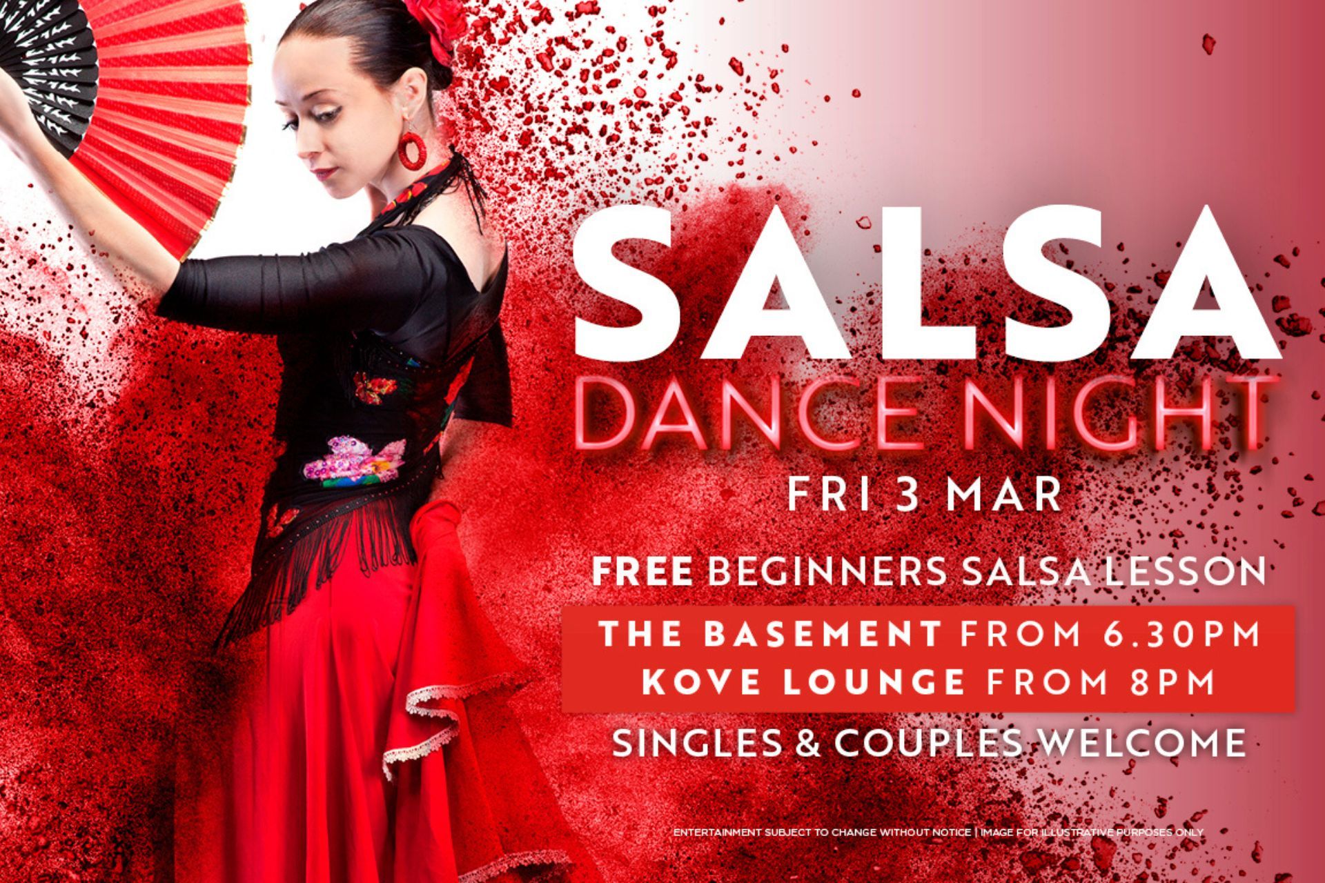 SALSA Dance night In the Kove Lounge