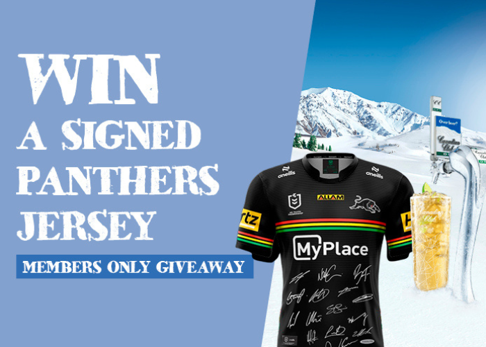 WIN A Signed Panthers Jersey