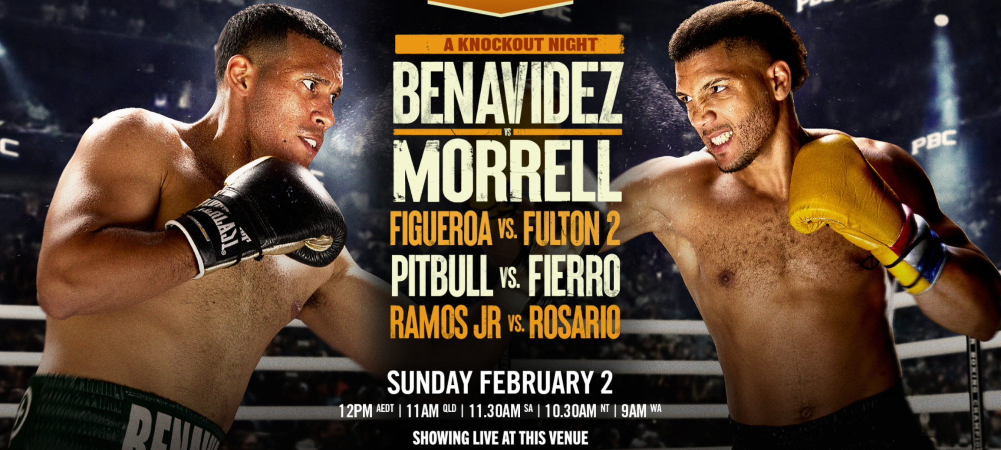 Boxing: Benavidez V Morrell