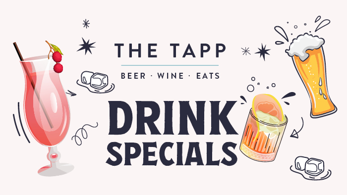 September Drink Specials in The TAPP