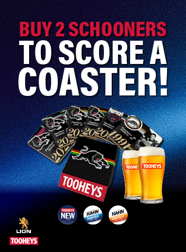 Collectors Edition Panthers Premiership Hardback Coasters
