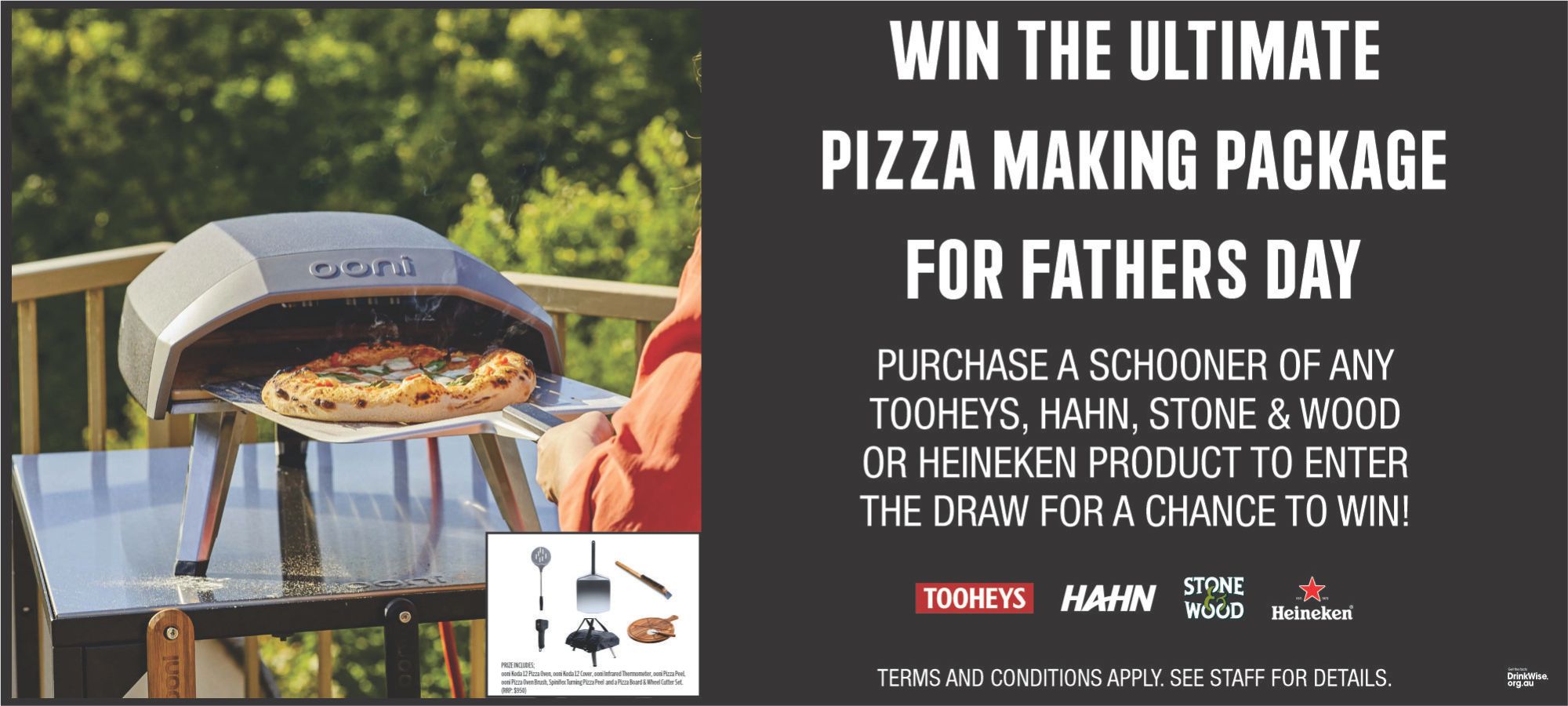 Win Dad a Pizza Making Pack!