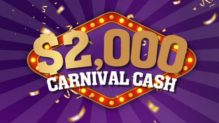 Carnival Cash $2,000 Cash Giveaway