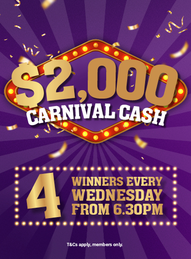 Carnival Cash $2,000 Cash Giveaway