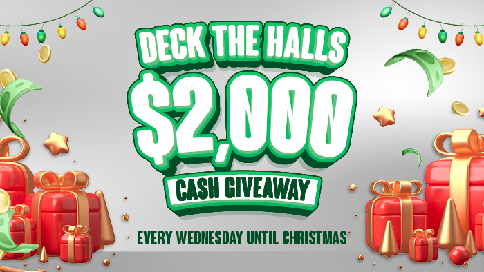 Deck the Halls $2,000 Cash Giveaway