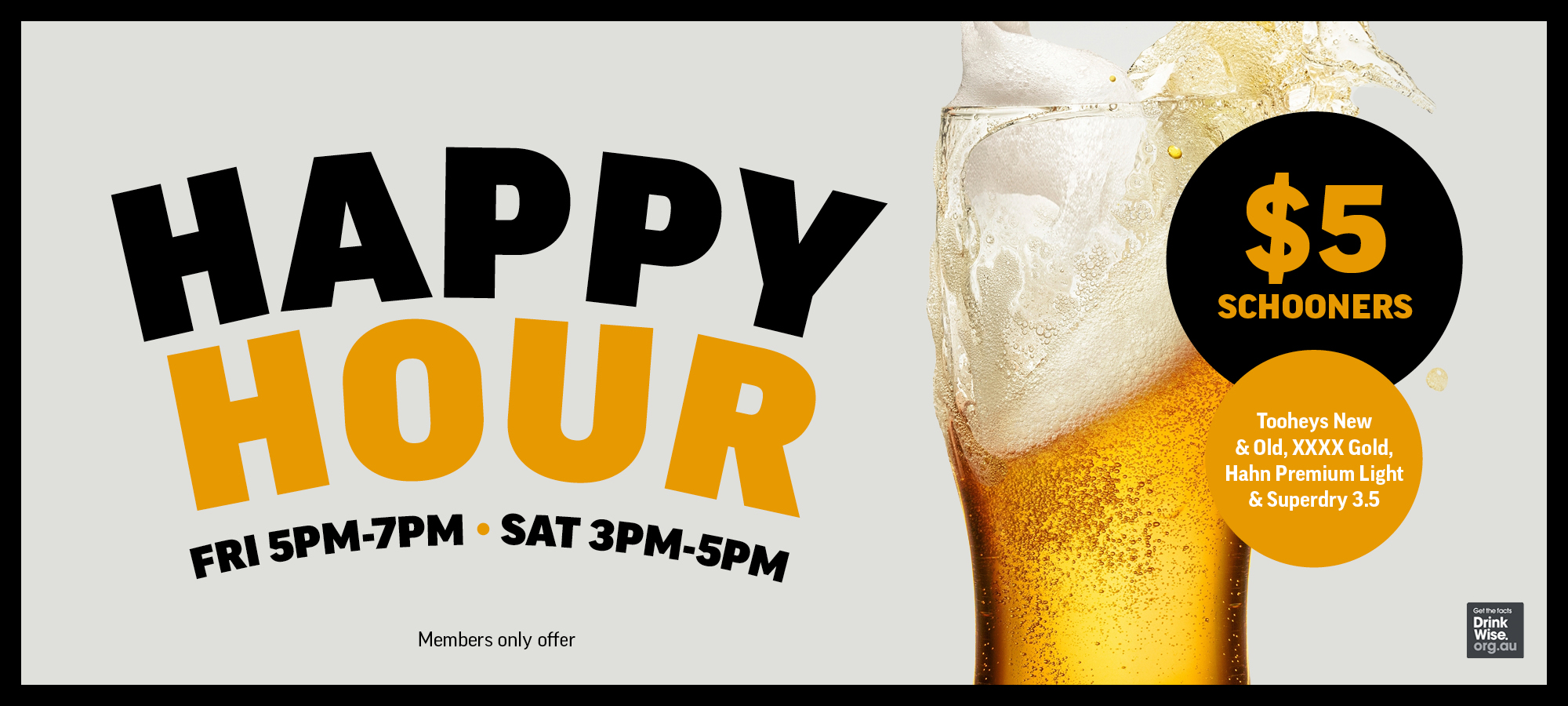 always happy hour☀️ Always happy hour 5 o'clock somewhere' sign - Java Art
