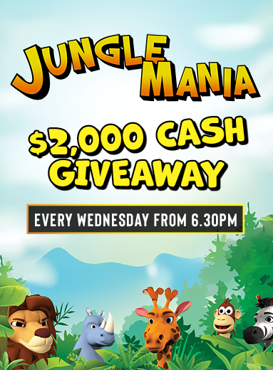 Jungle Mania $2,000 Cash Giveaway