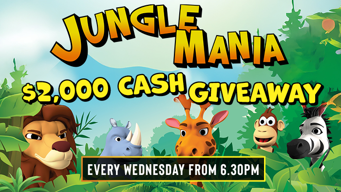 Jungle Mania $2,000 Cash Giveaway