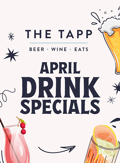 April TAPP Drink Specials