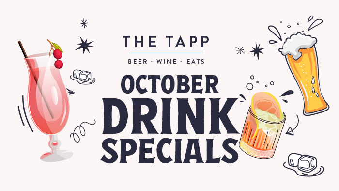 October TAPP Drink Specials