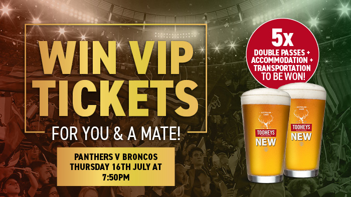 Win VIP Tickets for You & a Mate!