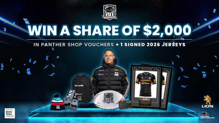 Win a Share of $2,000 in Panther Shop Vouchers